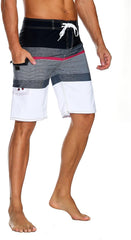 ninovino Men's Sportwear Swim Trunks Quick Dry Board Shorts with Lining