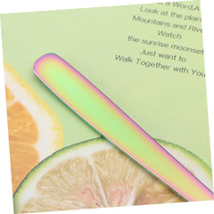 PRETYZOOM Colorful Stainless Steel Dinner Forks 1-Piece Western Food Serving Fork for Home Kitchen Multi-Purpose Tableware Dishwasher Safe for Parties and Special Occasions