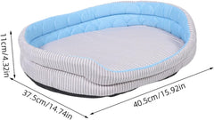 Cooling Dog Bed Washable Self Cooling Mat for Pets for Hot Weather Comfortable Cushion for Small Medium Dogs and Cats Removable Cover for Easy Cleaning