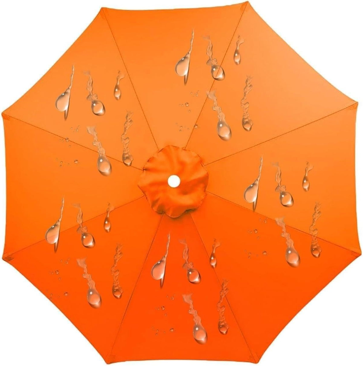 Outdoor Umbrella Replacement Canopy/Cover Waterproof 6/8 arms 2/2.5/2.7/3/3.5m Umbrella Replacement Fabric for Patio ,Balcony Deck, Backyard, Pool，Market Parasol top cloth(#19,(8ribs)230cm/7.5ft)