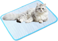 Cooling Mat for Dogs Pad cat Mat Pupy Pads Ice Silk Cooling Pads Bed for Cats Ice Bed for Cats Pet Coolings Pads for 10Kg Pet