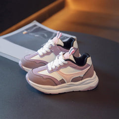 Kids Sneakers for Boys Girls Running Tennis Shoes Outdoor Lightweight Breathable Lace Up Sport Athletic Shoes (Green, 4.5-5 Years Toddler)