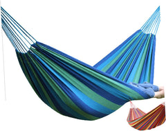 280x80cm Canvas Stripe Swing Outdoor Hammock Camping Equipment for Garden Lightweight Travel Hammock