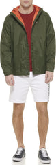 Tommy Hilfiger Men's Lightweight Breathable Waterproof Hooded Jacket