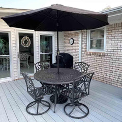 Generic 2m 2.30m Market Patio Umbrella Canopy With 6 Ribs 8 Ribs Outdoor Cantilever Umbrella Replacement Top Cover Water Resistant Umbrella Cloth 30+UV Protective