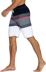 ninovino Men's Sportwear Swim Trunks Quick Dry Board Shorts with Lining