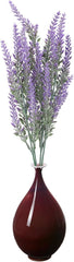 Artificial Lavender ¨C Lifelike Faux Silk Plants for Crafting or Home Decor ¨C Great for Pairing with Bundles of Other Fake/Dried Flowers to Create Lovely Wedding Bouquets(Purple) , Artificial Laven
