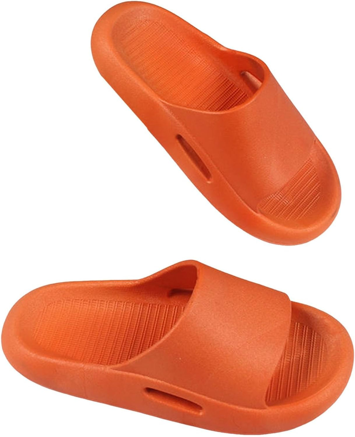 IWIHMIV Boys Slip on Slides Sandals Non Slip Girls Summer Beach Pool Outdoor Water Shoes Children Shower Slippers