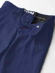 a.x.n.y Boys' Solid Dress Pants, Cobalt Blue, 5