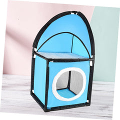 MERRYHAPY Cat Tree with Oxford Fabric Tunnel Multi Cat Activity Center and Scratching Furniture for Kittens