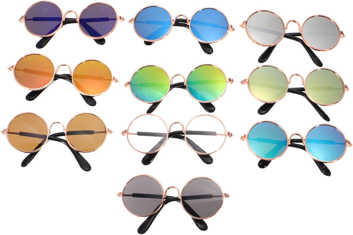 Hemoton Cat Sunglasses Dog Goggles Medium Breed Pet Eyewear Fun Photo Accessory Summer Wear