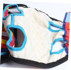 Pet Dog Backpack Carrier with Straps for Front Back Use Colorful Design for Outdoor Activities and Shopping