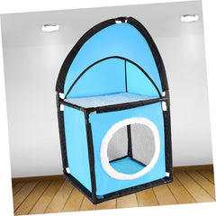 Yardwe Indoor Cat House Bed Scratcher Tree Furniture Oxford Fabric Double-Deck Design