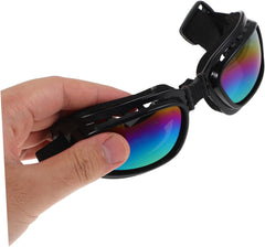 Zerodeko 3pcs Large Dog Goggles: Sun Protection Dog Sunglasses Windproof Waterproof Pet Glasses with Adjustable Strap for Driving Motorcycle