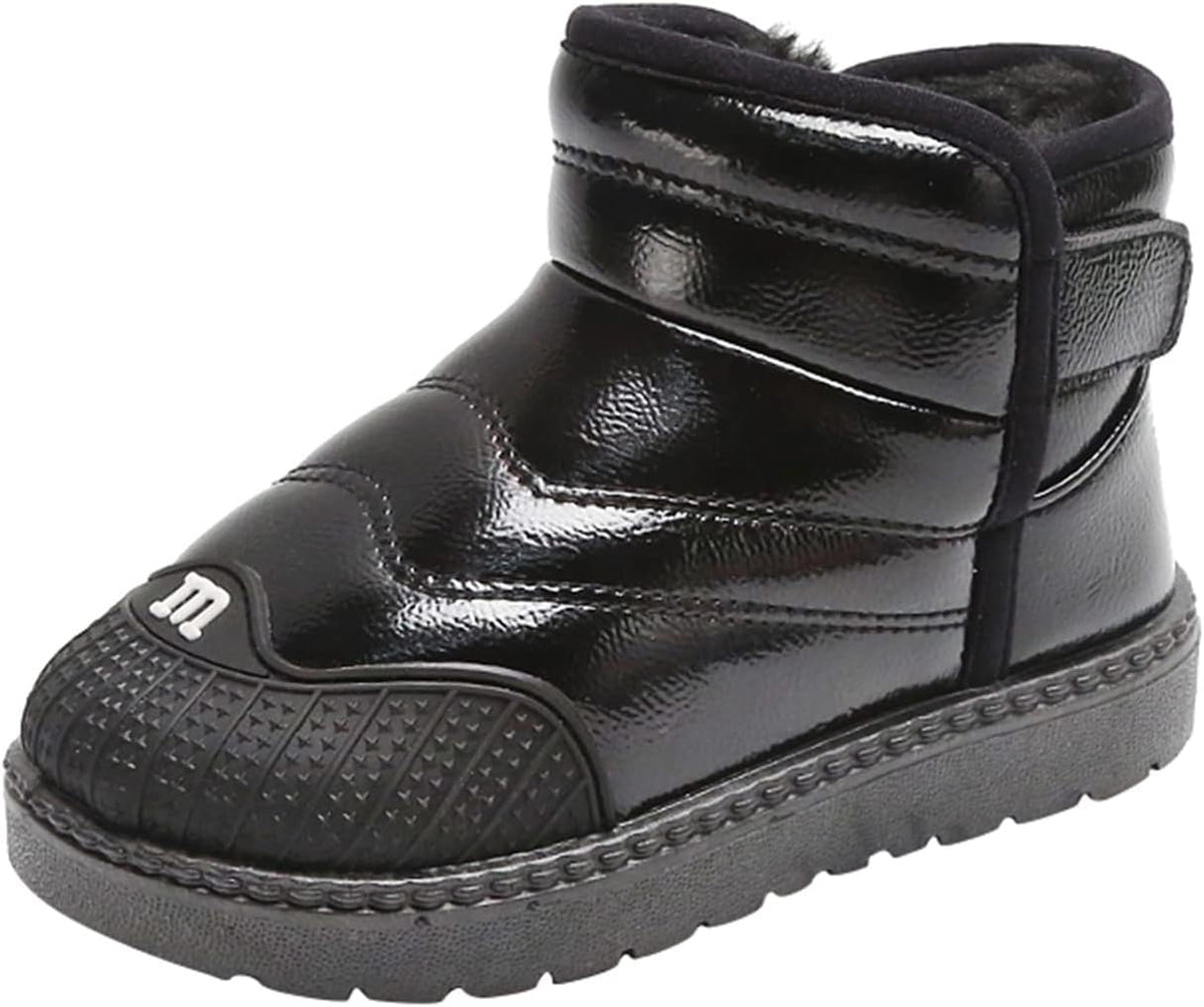 Kid Boot Baby Shoes Toddler Boots Fashion Soft Bottom Toddler Shoes Plus Velvet Thick Non Toddler Boots Size 9