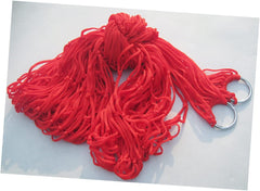 HANABASS 2pcs Nylon Camping Swing Hammock Portable Outdoor Leisure Bed Hanging Nap Bed for Camping Hiking Picnic