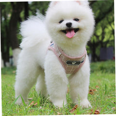 Medium Size Dog Harness Traction Rope Reflective Belt Adjustable Fit Vest