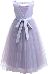 Pettigirl Girls Floral Scoop Back Party Bridal Dresses