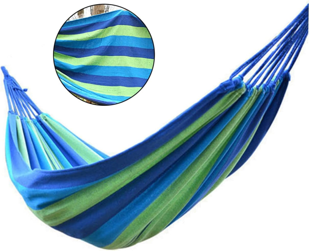 BESPORTBLE Camping Hammock Swing 280x80cm Canvas Garden Hammock Lightweight Portable Outdoor for Travel Relaxation