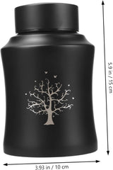 Stainless Steel PET Urns for Ashes Sealed Dog and Cat Memorial Cinerary Box Small PET Cremation Urn for Keepsakes