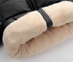 Happy Cherry Toddler Down Jacket Removable Hooded Windproof Snow Winter Coat Outwear