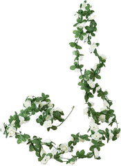 Spring Easter Artificial Flowers for Decorations Artificial Plants IndoorArtificial Peony Vine Flowers Garland Hanging Silk Plants Vine for Wedding Arch Party Garden Home Bedroom Office Wall(n203)