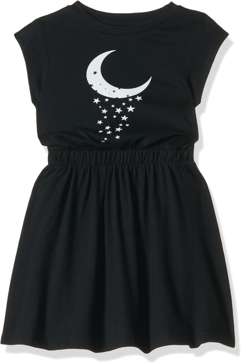 BHCraftss Girl's Cotton A-Line Knee-Length Casual Dress 2-3 Years Black