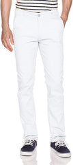 WT02 Men's Skinny Fit Basic Stretchable Cotton Chino Pant