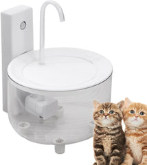 Cat Wireless Water Dispenser, Dispenser Water Feeder, Electric Dog Waterer, Quiet Anti-Slip with Filtration, 18x15x15cm, for Living Room, Garage, Balcony