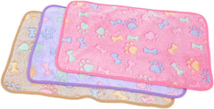 TOYANDONA 3pcs Soft Pet Blanket Cute Pattern Fleece Blankets for Dogs and Cats Small Comfortable Pet for Puppies and Kittens for Couch and Bed Use