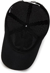 YuMENo Summer Mesh Baseball Cap Breathable Quick Dry Sports Running Trucker Hat for Men Women