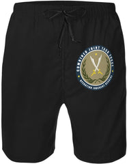 Joint Task Force Operation Inherent Resolve Swim Trunks Mans Quick Dry Swimwear Summer Beach 9" Swimwear