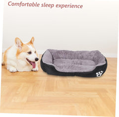 POPETPOP Stylish for Small Medium Dogs and Cats Washable Dog Bed Comfort for Home Decor Cozy Sleeping Pad for Pets