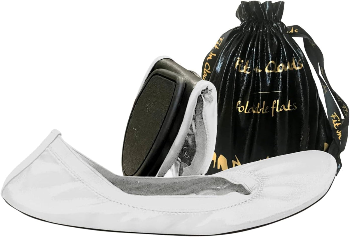 Foldable Portable Ballets Flats Shoes for Women That foldup and fit in a Bag