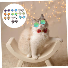 BESPORTBLE 10pcs Pet Dog Puppy Cat Sunglasses Dog Goggles for Small Round Lens Design Comfortable for Kitten and Puppy