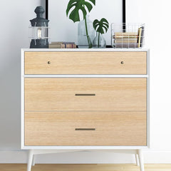 Arthome Peel and Stick Wallpaper - White Wood Contact Paper - White Wallpaper - Self-Adhesive, Removable and Waterproof for Cabinet, Countertop (17"x120")