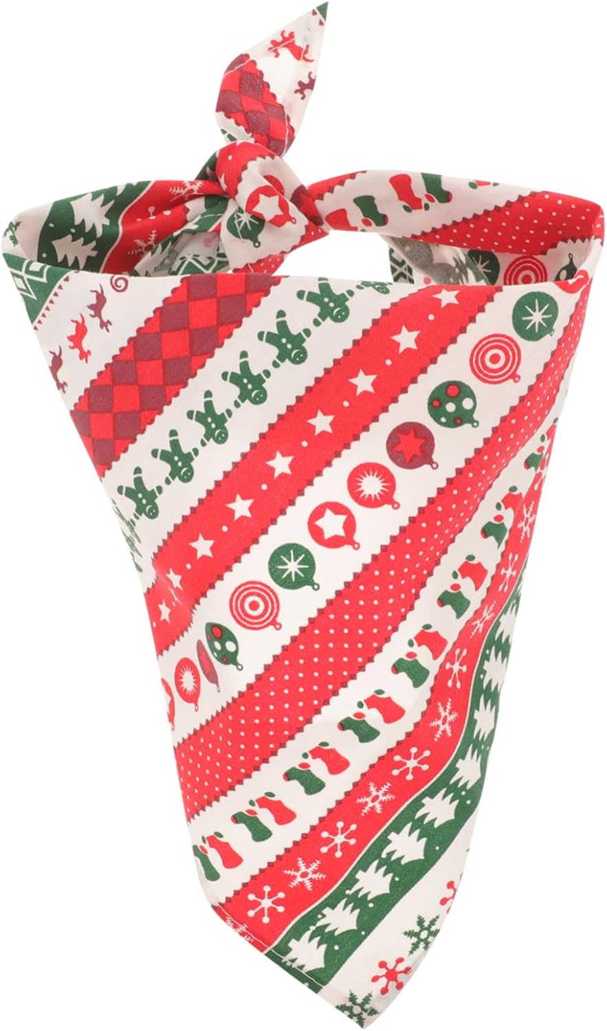 Christmas Pet Scarf Dog Cat Bandana for Holiday Celebrations Soft Durable Material for Christmas Pet Costumes Eye Catching Design