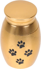 Zerodeko 2pcs Cremation Urn for Pets Stainless Steel Commemorative Casket Ash Storage Holder for Dogs Easy Maintenance Memorial for Pet Loss