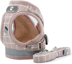 Medium Size Dog Harness Traction Rope Reflective Belt Adjustable Fit Vest