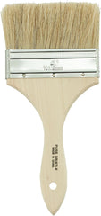 MBS Painting Supplies 4" Double Thick Chip Brush with Solid Wood Hand and Natural Bristles