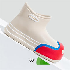 Boys Girls Flat Sole Foot Warmer Big Kids Child Boys Girls Cute Colorful Rain Boots Portable Comfortable Anti