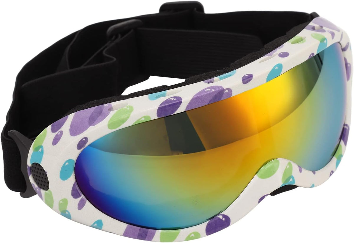 Dog Sunglasses Dog Goggles, Dust Winproof Pet Glasses for Dogs Eyes Wear for Medium or Large Dog ( Blue Frame)