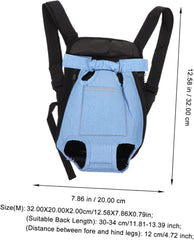Pet Backpack Double Shoulder Bag for Dogs Cat Puppy Outdoor Carrying Bag Portable Pouch Breathable Design