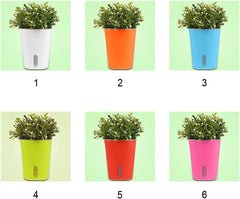 Kucus Indoor Flowerpot Outdoor Garden Plant Flower Pot Balcony Plastic Planter Patio Home Decor Drop Shipping - (Color: Blue, Sheet Size: Small)