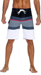 ninovino Men's Sportwear Swim Trunks Quick Dry Board Shorts with Lining