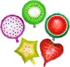 ERINGOGO Helium Balloons Fruit Foil Balloon Fruit Shaped Balloons Fruit Balloons Foil Balloons Birthday Party Balloons Wedding Supplies Red Aluminum Foil, medium