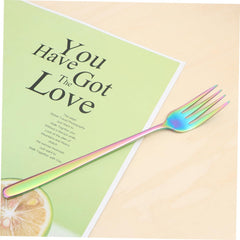 Dinner Forks Stainless Steel 4-prong Forks Silverware for Western Food Fruit Cake Bread