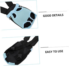 Milisten Versatile Pet Carrier Bag for Dogs and Cats Lightweight Breathable Pet Backpack for Travel Wide Straps Random Color