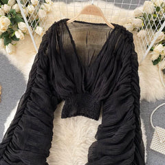 Bell Sleeve Tops for Women Dressy Tops for Evening Wear Lace Blouses for Women