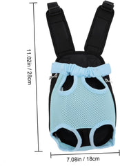 Pet Front Carrier Backpack for Small Dogs and Cats Breathable Design for Hiking and Travel Lightweight Camping Bag Straps Random s